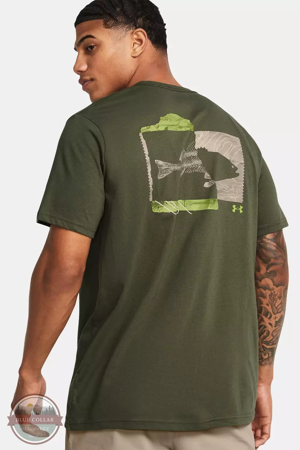 Bass Short Sleeve T-Shirt for Men - Comfortable Cotton Casual Tee - Perfect for Fishing, Outdoor Activities & Everyday Wear