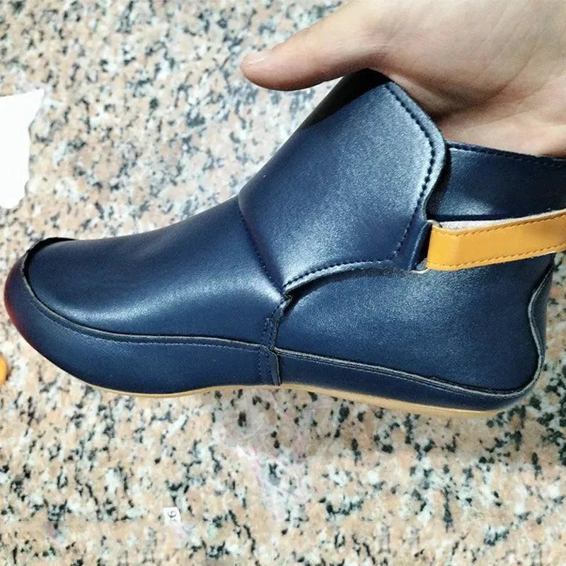 Non-Slip Waterproof Women's Ankle Boots - Comfortable Casual Winter Shoes for Walking, Hiking & Outdoor Activities
