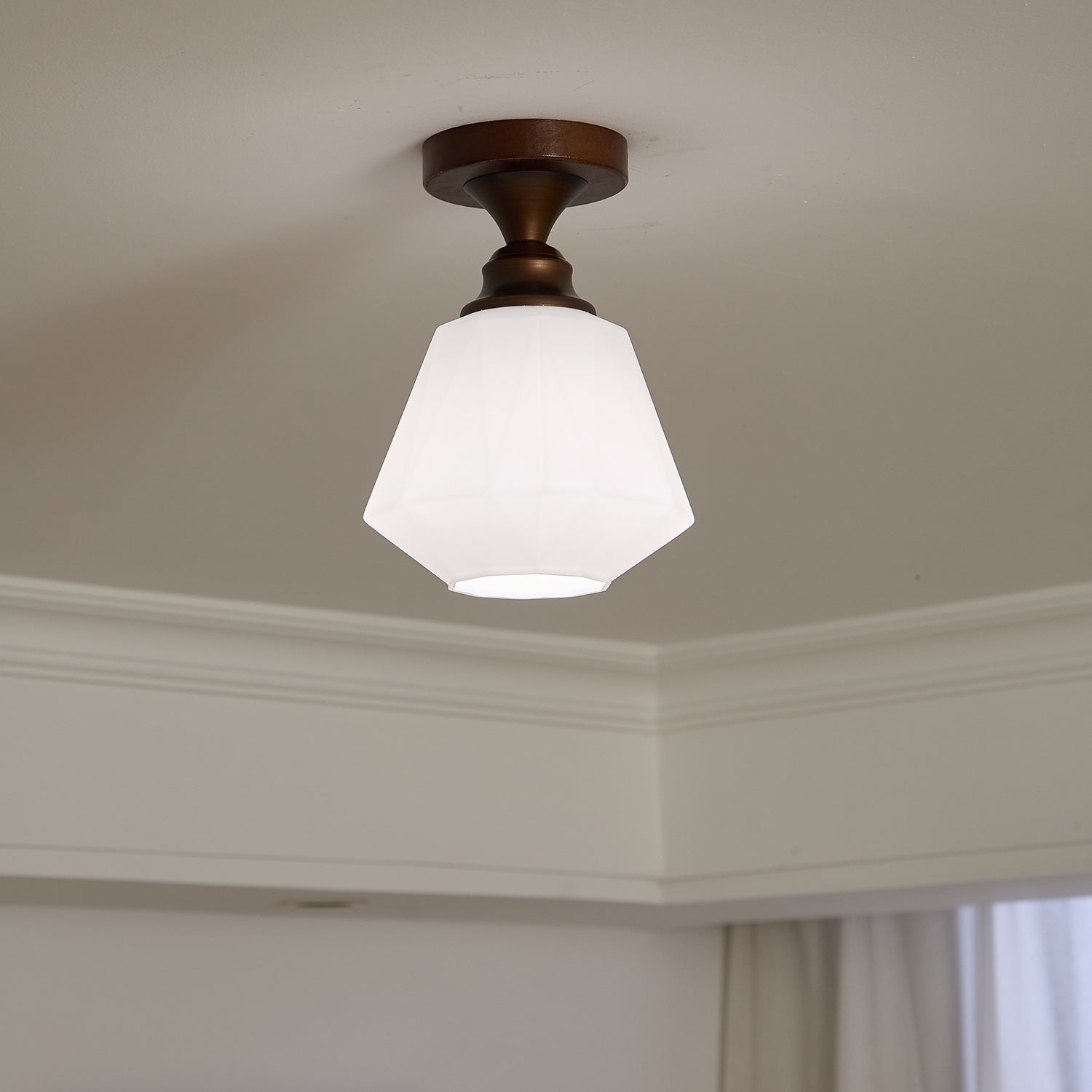 Marcellis Modern LED Ceiling Lamp - Energy Efficient Flush Mount Light Fixture for Living Room, Bedroom, Kitchen | Dimmable & Easy Installation