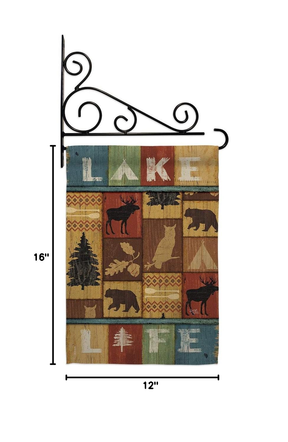 USA-Made Double-Sided Lake Life Garden Flag - Outdoor Decor for Yard & Lodge