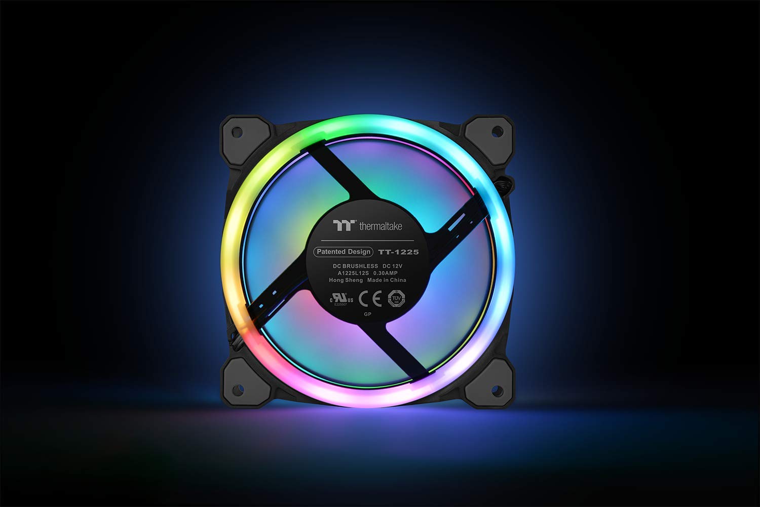 Thermaltake Riing Trio 12 RGB 120mm PC Cooling Fans - 3 Pack with Vibrant LED Lighting for Gaming Rigs, Workstations & PC Builds