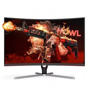 AOC CQ32G3SE 32-inch Curved Gaming Monitor 2560x1440 QHD 165Hz 1ms Response HDMI DP - Perfect for PC Gaming, Home Office & Entertainment Setup