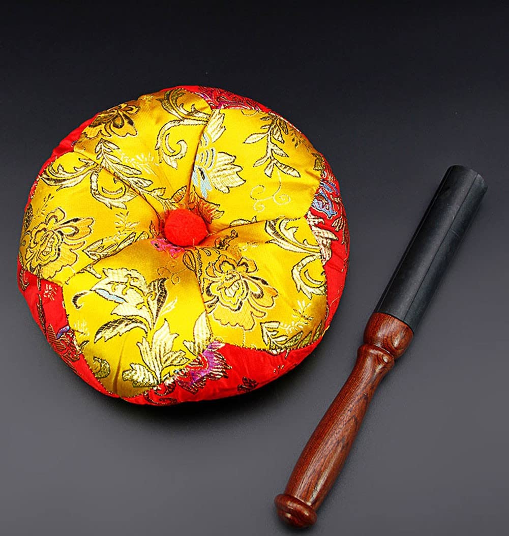 Tibetan Singing Bowl Set for Meditation & Yoga - Handcrafted Sound Bowl with Deep Resonance for Mindfulness, Stress Relief & Relaxation - Perfect for Home, Spa, Therapy & Spiritual Practices