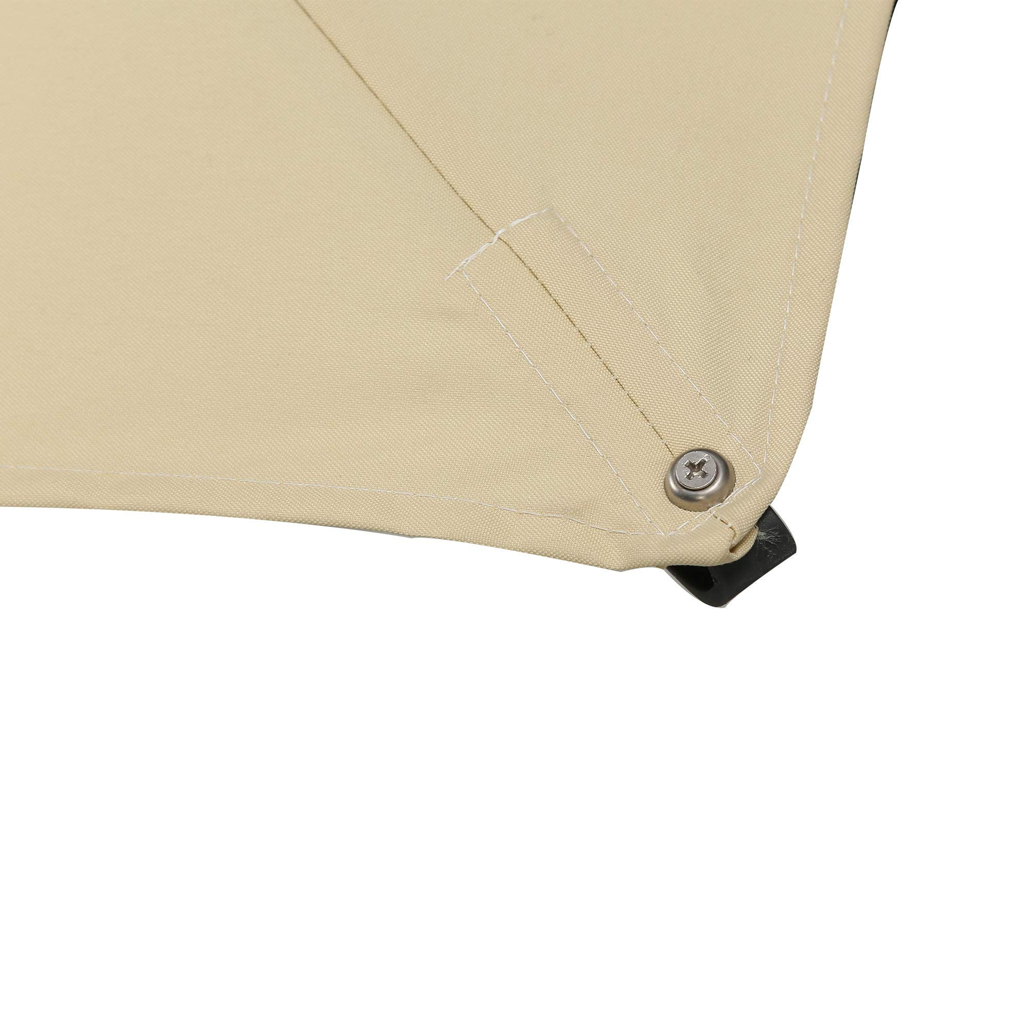 Outsunny 10ft Offset Patio Umbrella - Hanging Cantilever Outdoor Umbrella with 360° Rotation & Tilt, Square Aluminum Cross Base - Perfect for Poolside, Backyard, Deck & Garden Relaxation