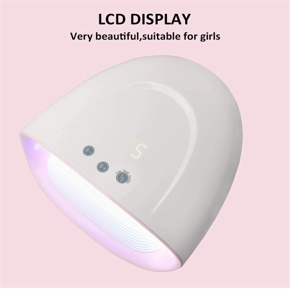 Professional Portable UV LED Nail Lamp - Fast Curing Gel Nail Dryer with 5 Timer Settings | Compact Manicure Pedicure Kit for Home & Salon Use | Perfect for Gel Polish, Acrylic Nails & DIY Nail Art