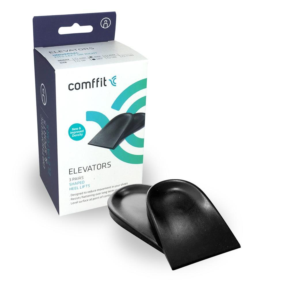 Comffit Elevators - Premium Molded Heel Lifts for Height Increase & Posture Support - Perfect for Dress Shoes, Boots & Everyday Wear