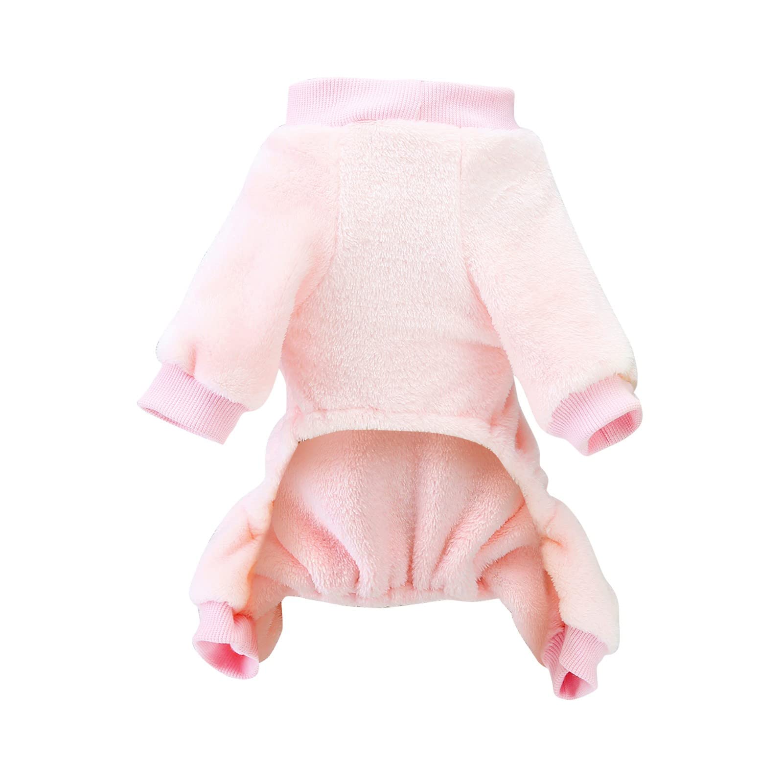 Cozy Fleece Dog Leggings for Small & Medium Dogs - Warm Teddy Pet Outfits, Winter Dog Clothes for Female Puppies | Perfect for Cold Weather Walks & Indoor Comfort