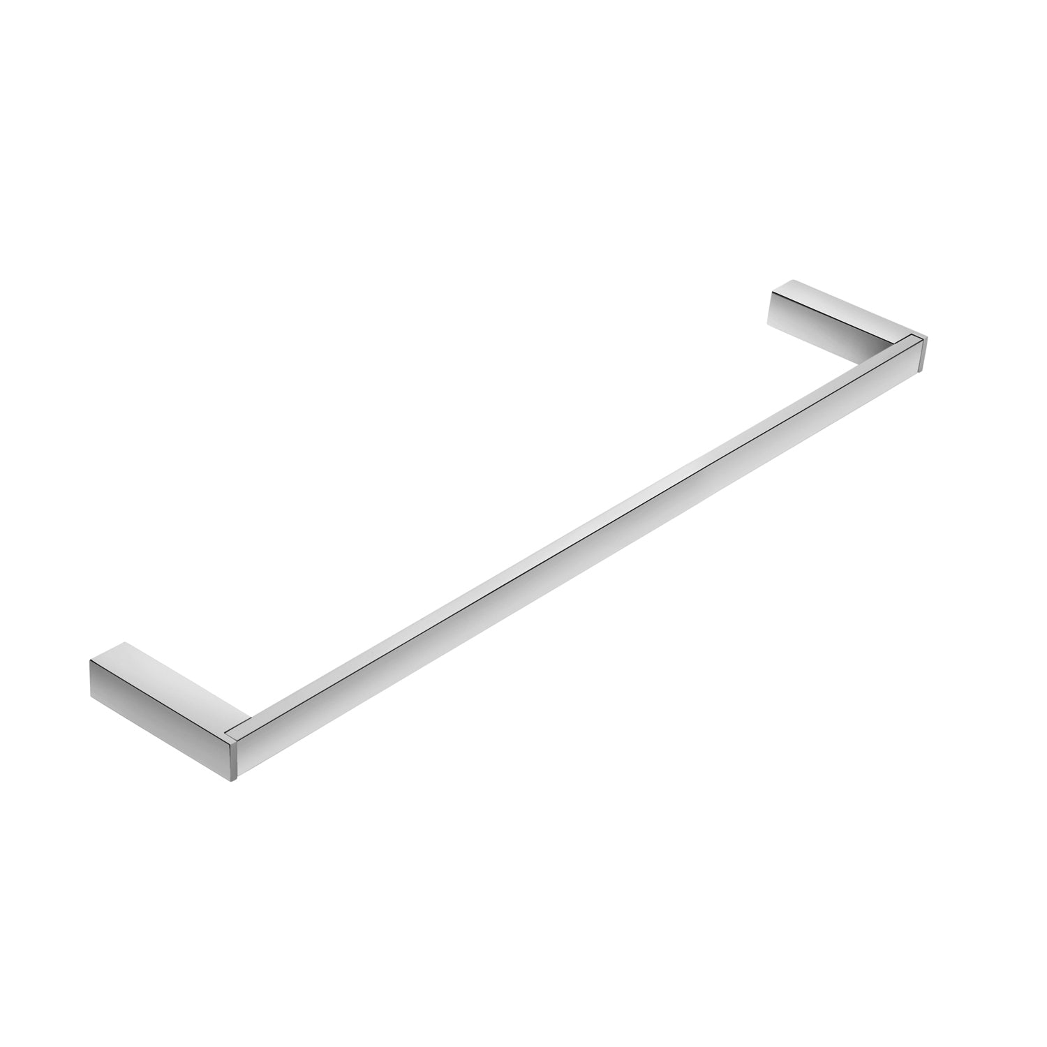 COSMIC Bathlife Single Towel Bar - Wall Mounted Brass Bathroom Towel Rack with Chrome Finish (17.75 x 0.81 x 3.31 Inches) - Perfect for Bathroom, Spa, Gym & Luxury Home Decor
