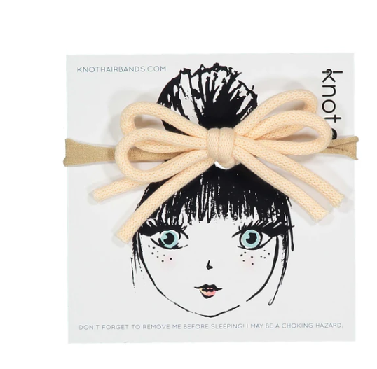 Knot Twist Bow Headband (One Size) - Stylish Hair Accessory for Women, Girls, Parties & Everyday Wear