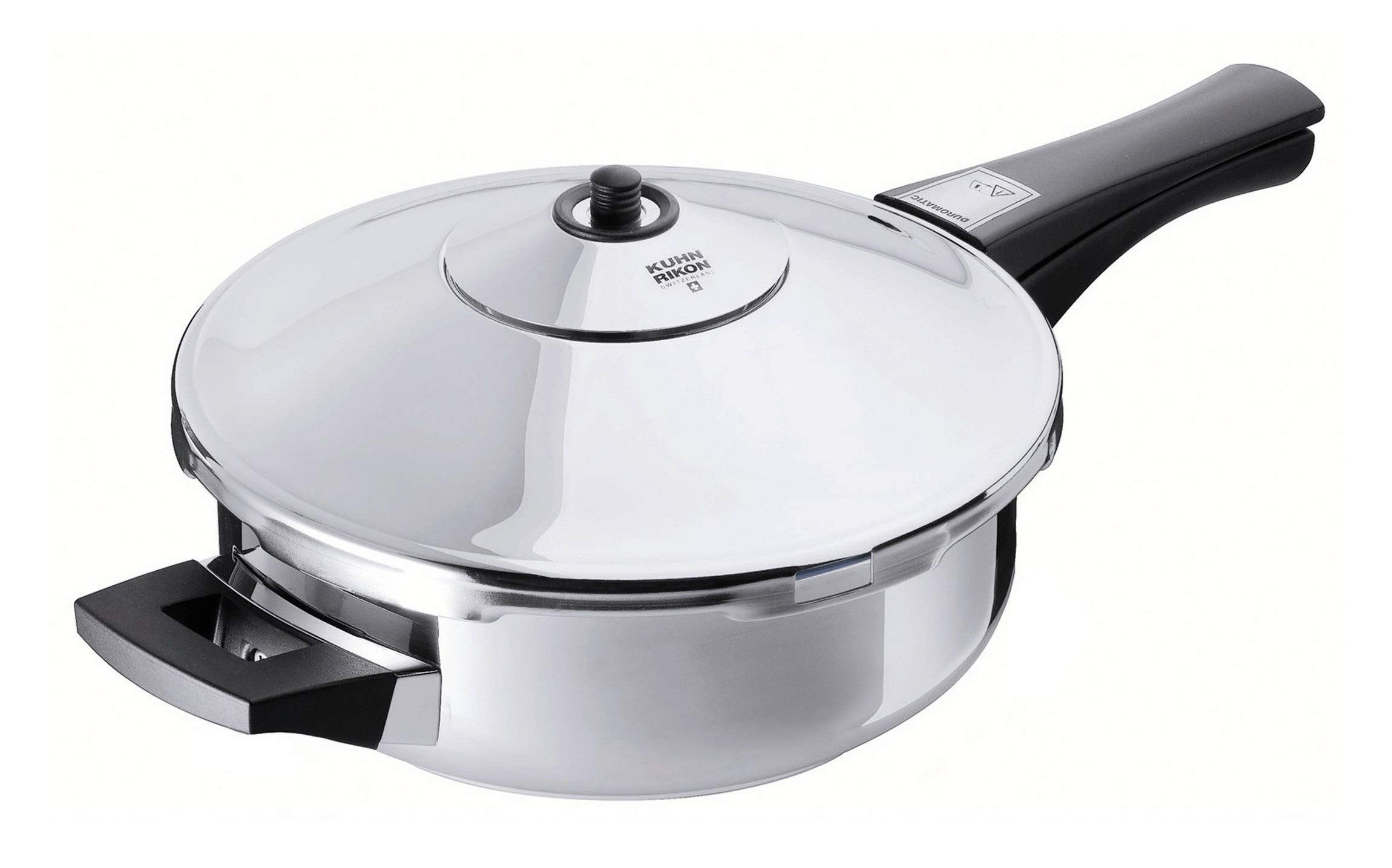 Kuhn Rikon Duromatic Energy Efficient Pressure Cooker & Frying Pan - Fast Cooking & Sautéing for Healthy Meals | Perfect for Home Chefs & Meal Prep
