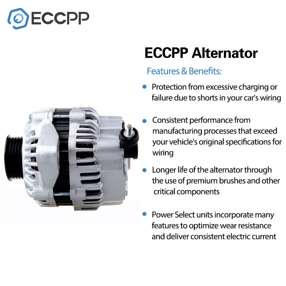 ECCPP Alternator for Chevy Tracker & Suzuki Vitara 2.0L 1999-2003 - Reliable Engine Power for Off-Road Adventures