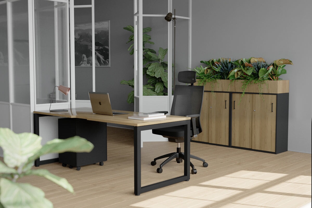 Quadro Loop Legs Office Desk - 1600L x 700W Modern Workstation for Home & Office - Perfect for Remote Work, Study & Conference Rooms