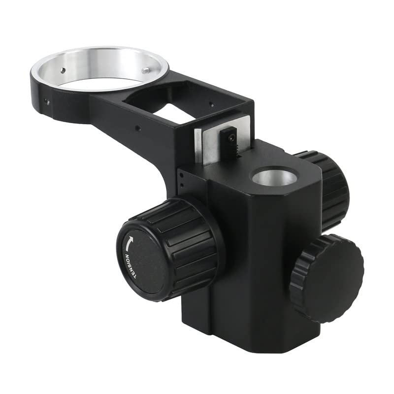 **76mm Adjustable Microscope Ring Focusing Holder & Head Bracket – Compatible with Stereoscopic Microscopes, Stands & Slides (A1-25mm White) – Ideal for Lab Research, Education & Hobbyist Use**