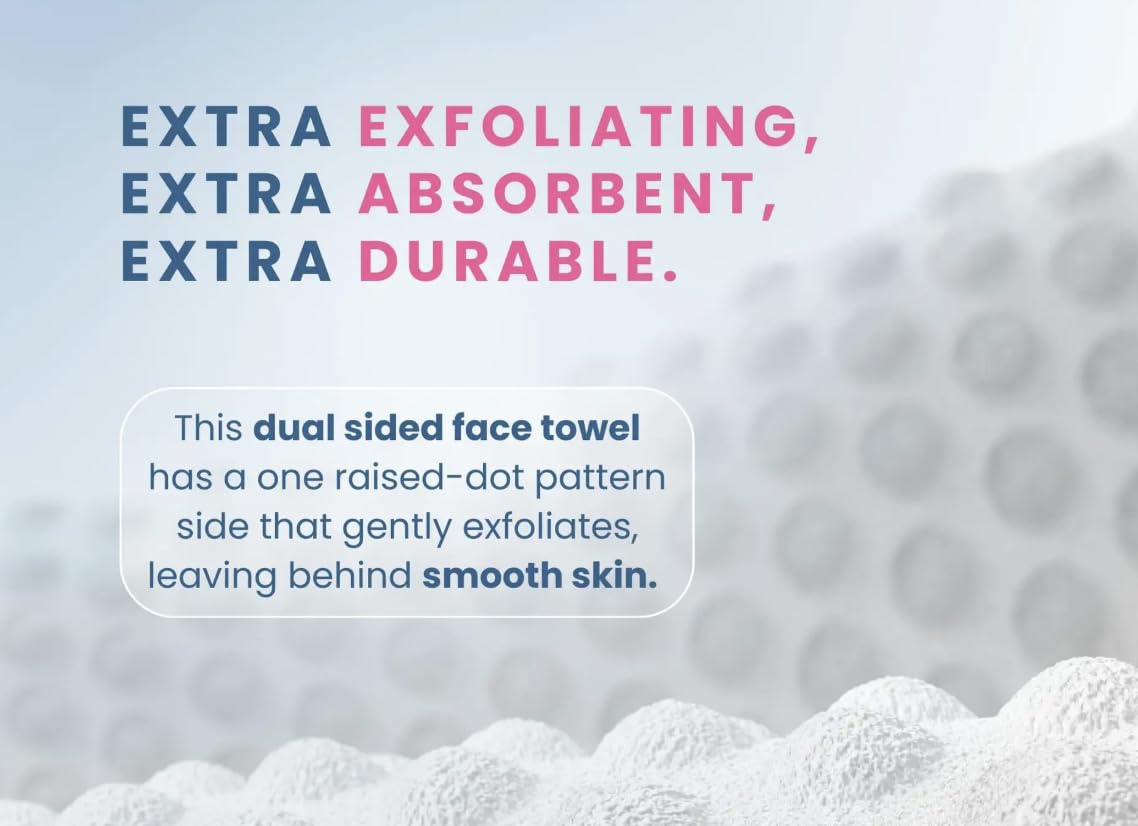 **USDA Biobased Disposable Face Towels XL - 100% Eco-Friendly, Ultra Soft Makeup Remover Wipes - 50 Count Pack (1 Pack) | Perfect for Travel, Gym & Daily Skincare**