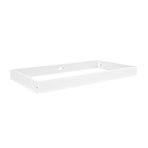 Baby Relax Juniper Dresser Topper - White Nursery Changing Table Topper for Baby Care & Organization | Perfect for Newborn Essentials Storage & Diaper Changing Station