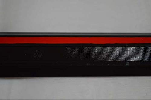 Black Horse Off Road BH-TGM6107BLKS Gloss Black ABS Tailgate Molding Trim - 1 Piece Tape-On Design for Truck & SUV Protection | Perfect for Off-Road Adventures & Daily Commuting