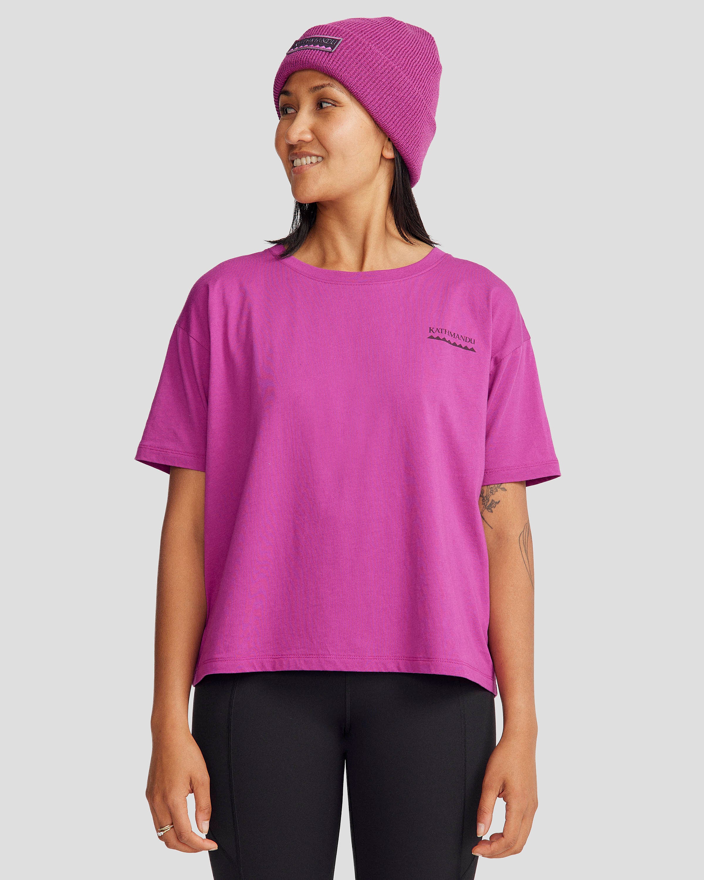 Women's Boxy Heritage Organic Cotton T-Shirt - Soft & Comfortable Casual Tee for Everyday Wear | Perfect for Outfits, Layering & Relaxing