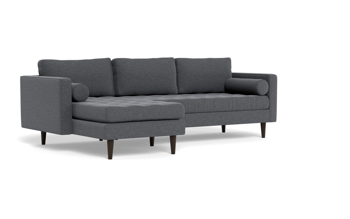 Ladybird 102 Left Chaise Sectional Sofa - Modern L-Shaped Couch with Chaise Lounge, Soft Fabric Upholstery, Comfortable Living Room Furniture for Small Spaces, Apartments & Home Theater Seating