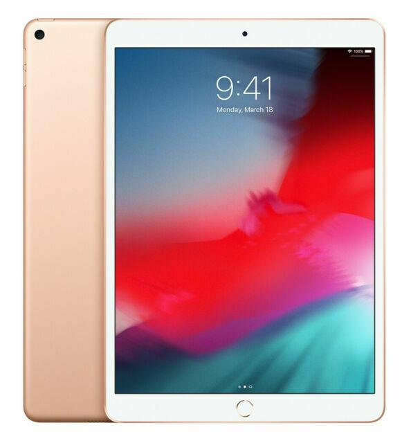 Apple iPad Air 3 (3rd Generation) 10.5-inch 256GB Gold - WiFi + Cellular - Portable Tablet for Work, Study & Entertainment