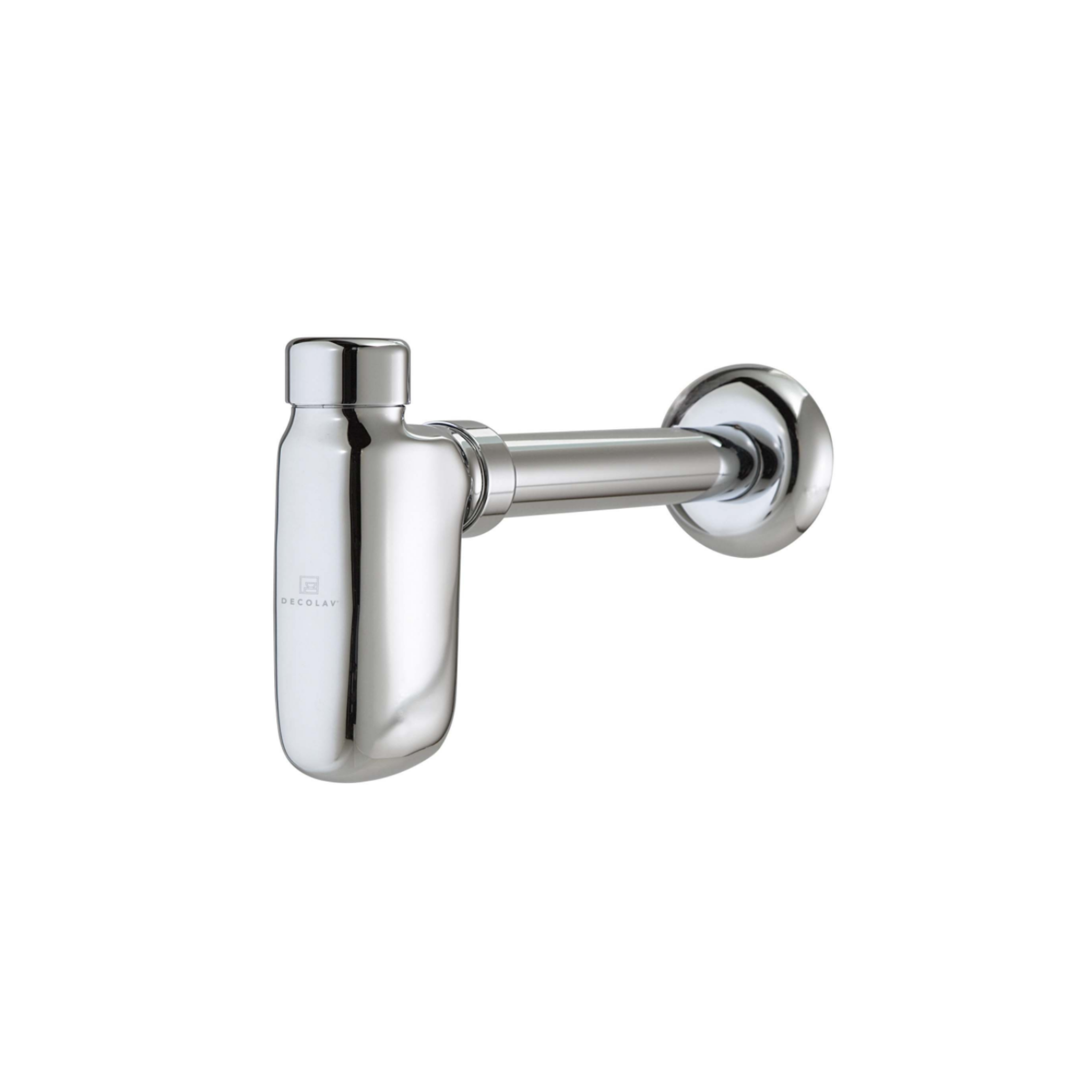 DECOLAV Satin Nickel Decorative Bottle Trap - 13
