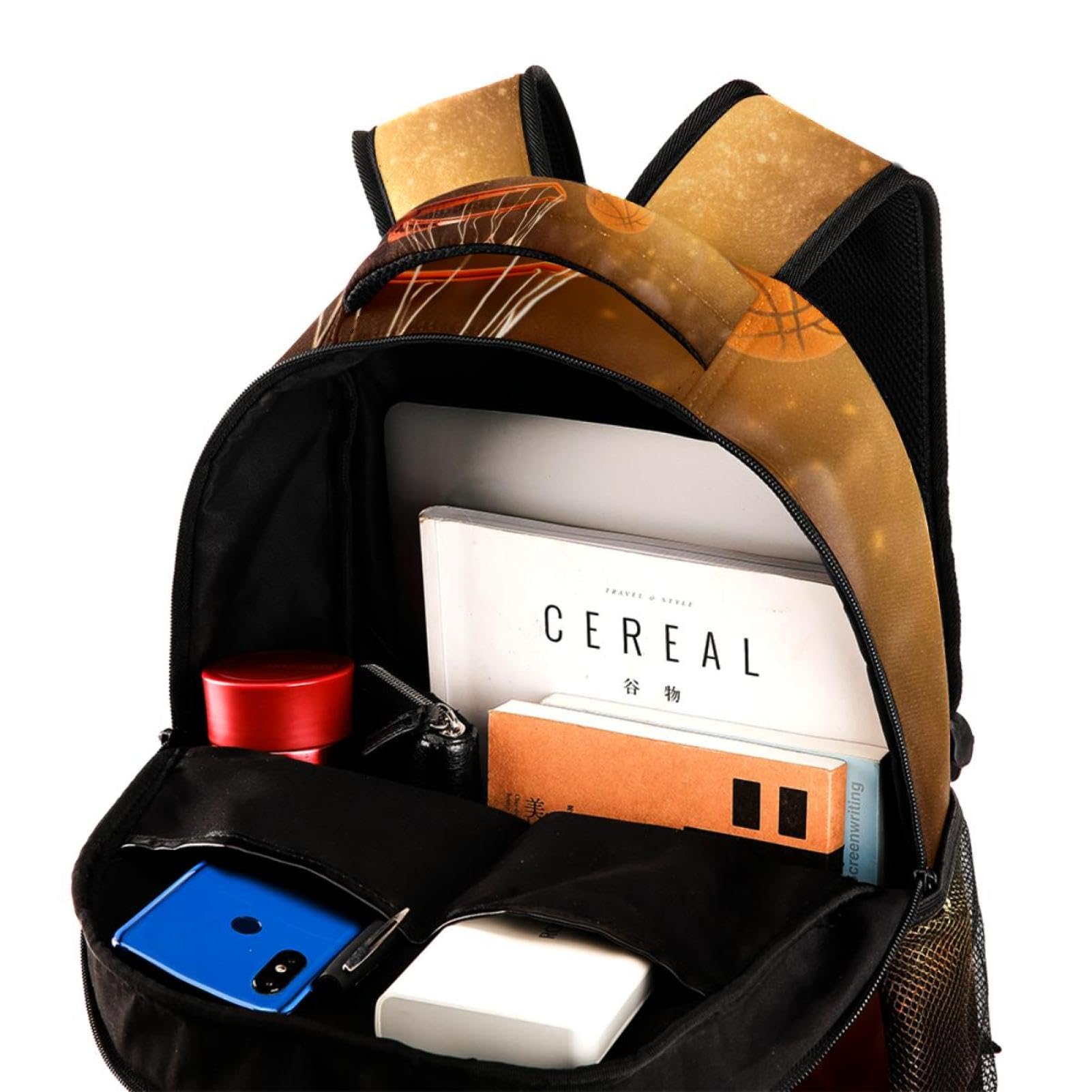 Best Travel Backpack for Men & Women - Durable Basketball Backpack with Hoop - Perfect for Gym, Sports & Outdoor Adventures