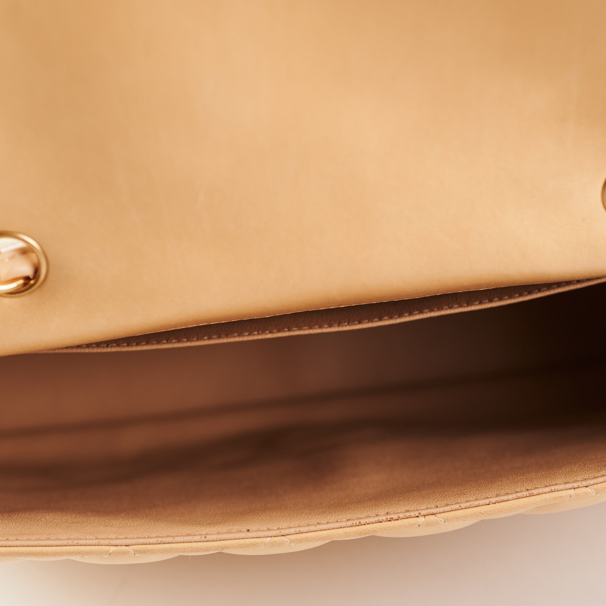 Chanel Single Flap Jumbo Lambskin Beige Leather Shoulder Bag - Luxury Designer Handbag for Women, Perfect for Work, Evening & Special Occasions