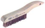 B-399 Scratch Brushes (4 Pack) - Heavy Duty Cleaning Brushes for Grout, Tile, Concrete & Metal - Perfect for Kitchen, Bathroom & Garage Cleaning