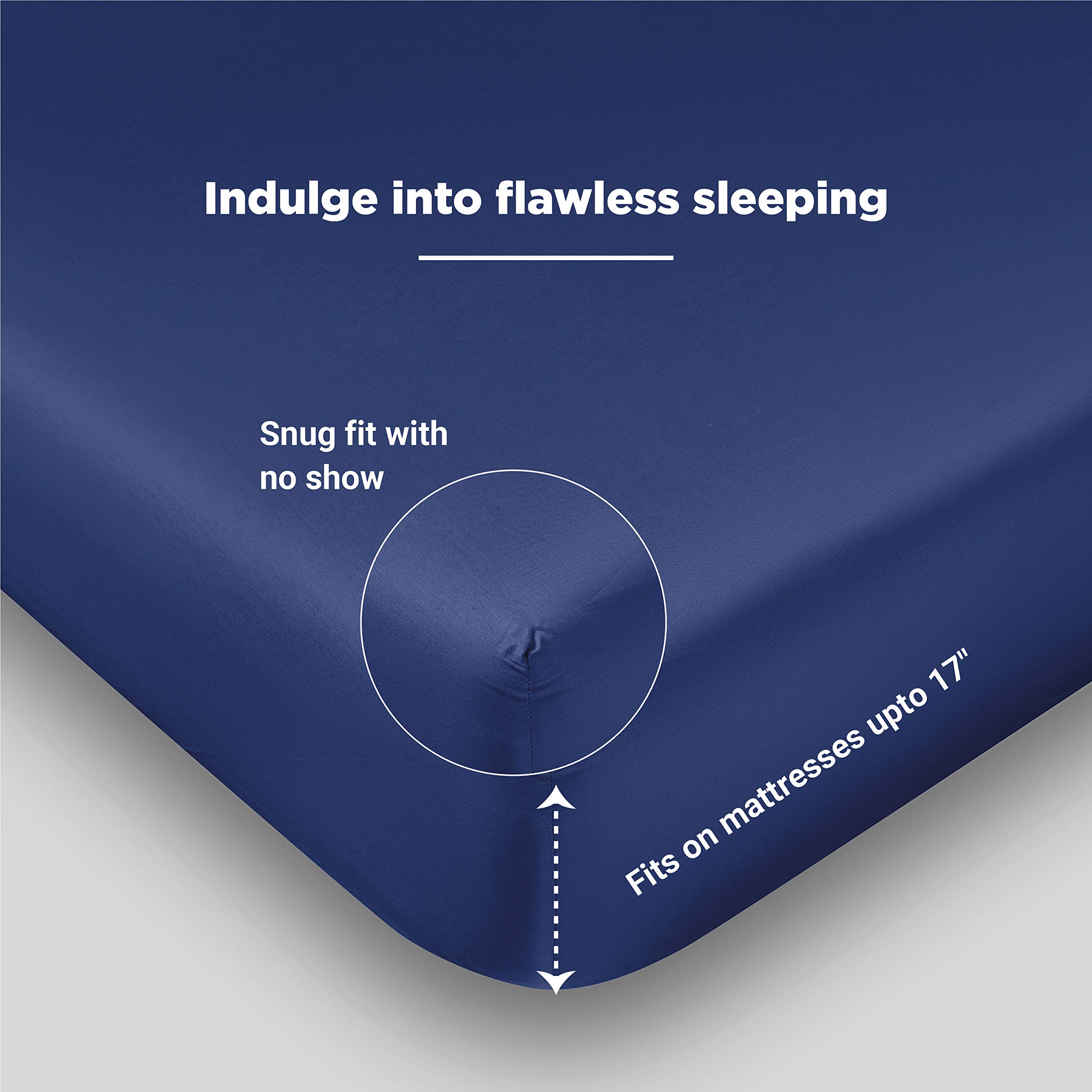FABDREAMS 100% Organic Cotton King Sheet Set - 400 Thread Count, GOTS Certified Premium Long Staple Cotton, 17