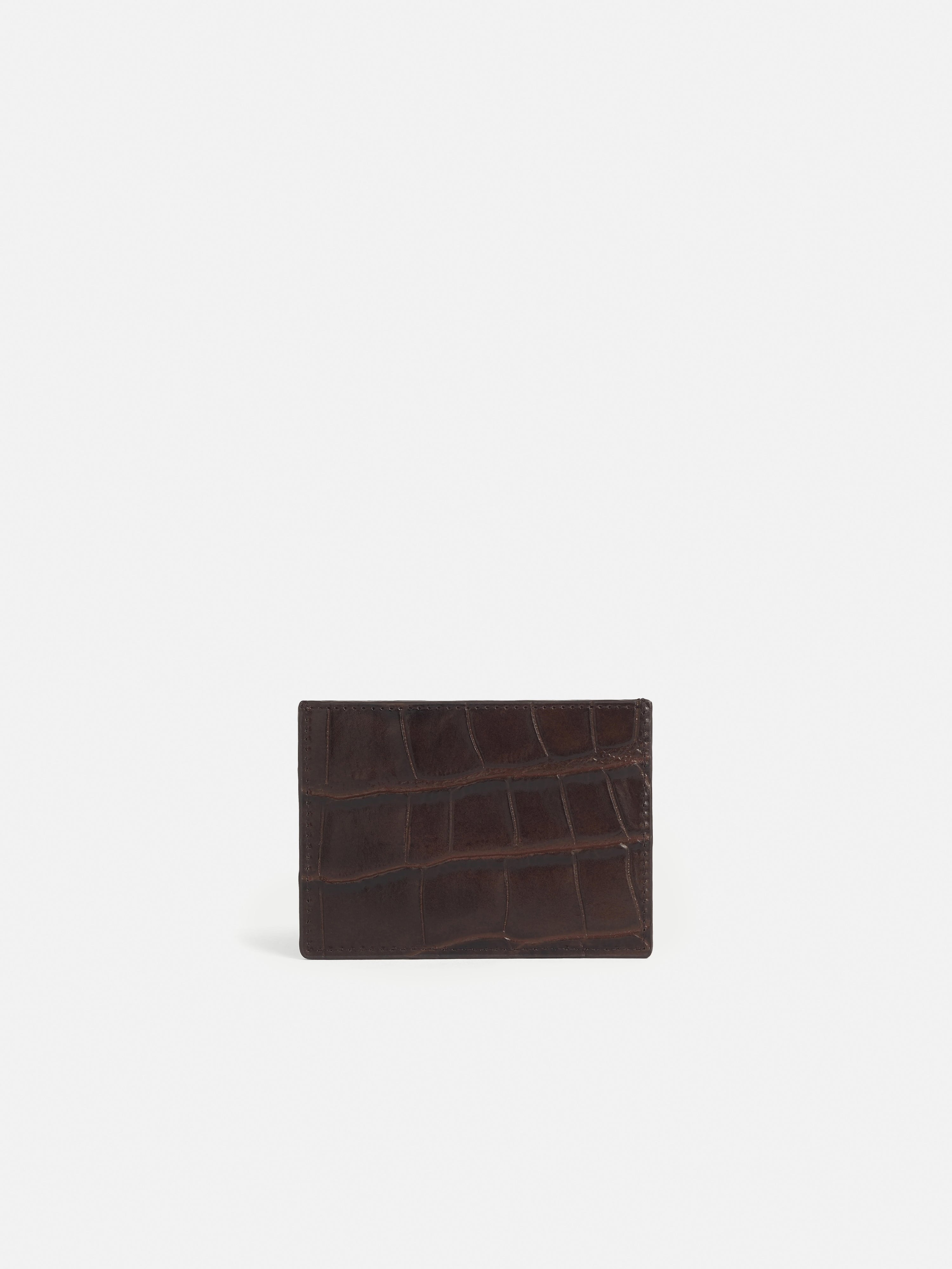 Genuine Leather Card Holder for Men & Women - Slim RFID Blocking Wallet - Chocolate Brown | Perfect for Everyday Use, Travel & Minimalist Lifestyle