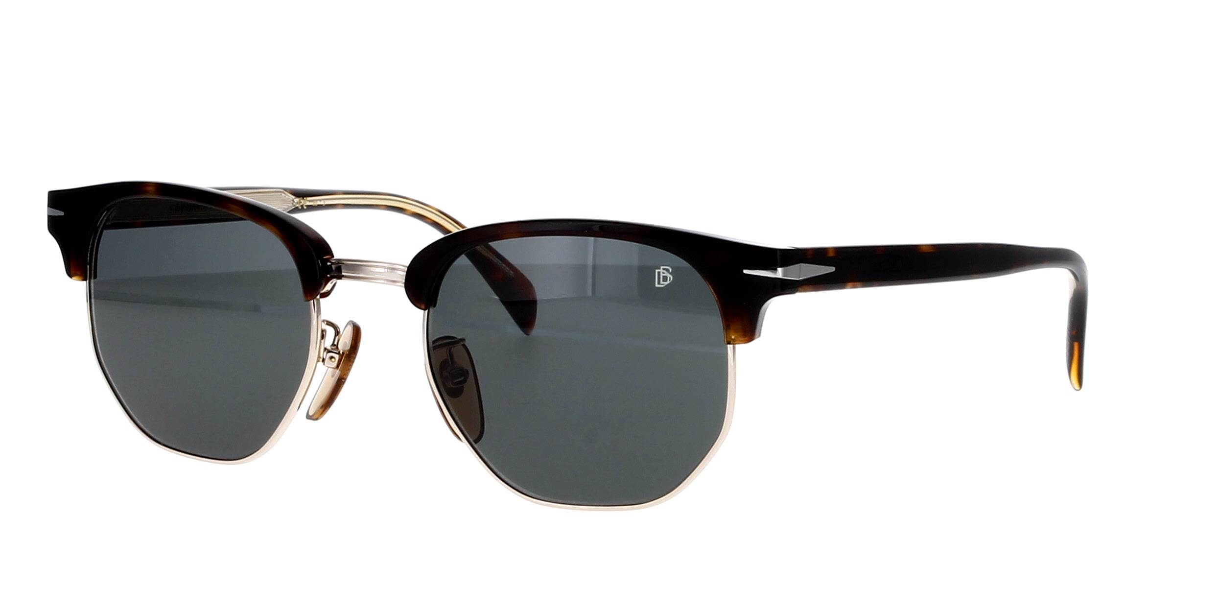 David Beckham DB1002/S Sunglasses - Polarized Aviator Style for Men & Women - UV Protection, Fashionable & Durable - Perfect for Driving, Travel & Outdoor Activities