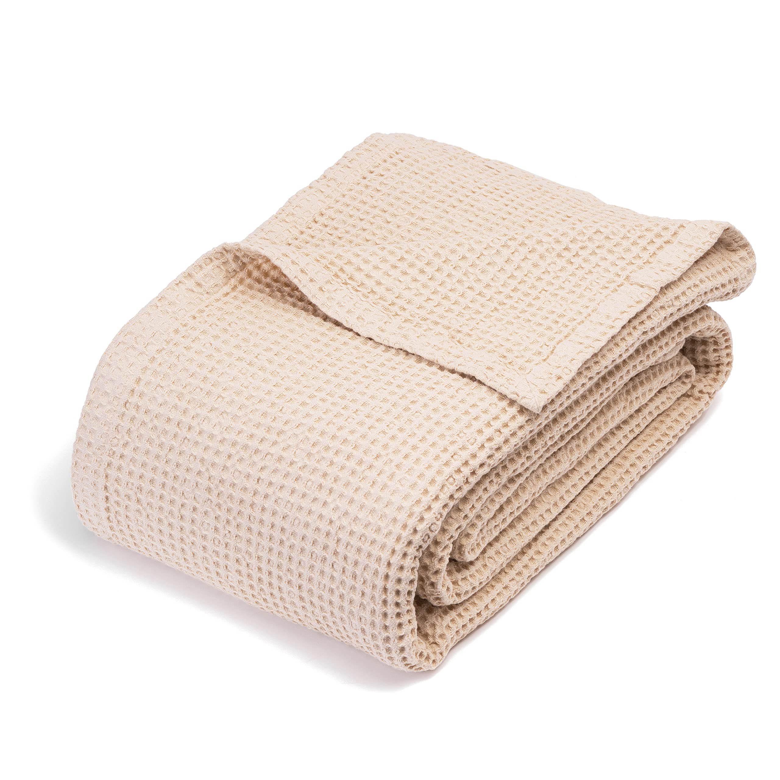 Organic Cotton Waffle Blanket King Size 108