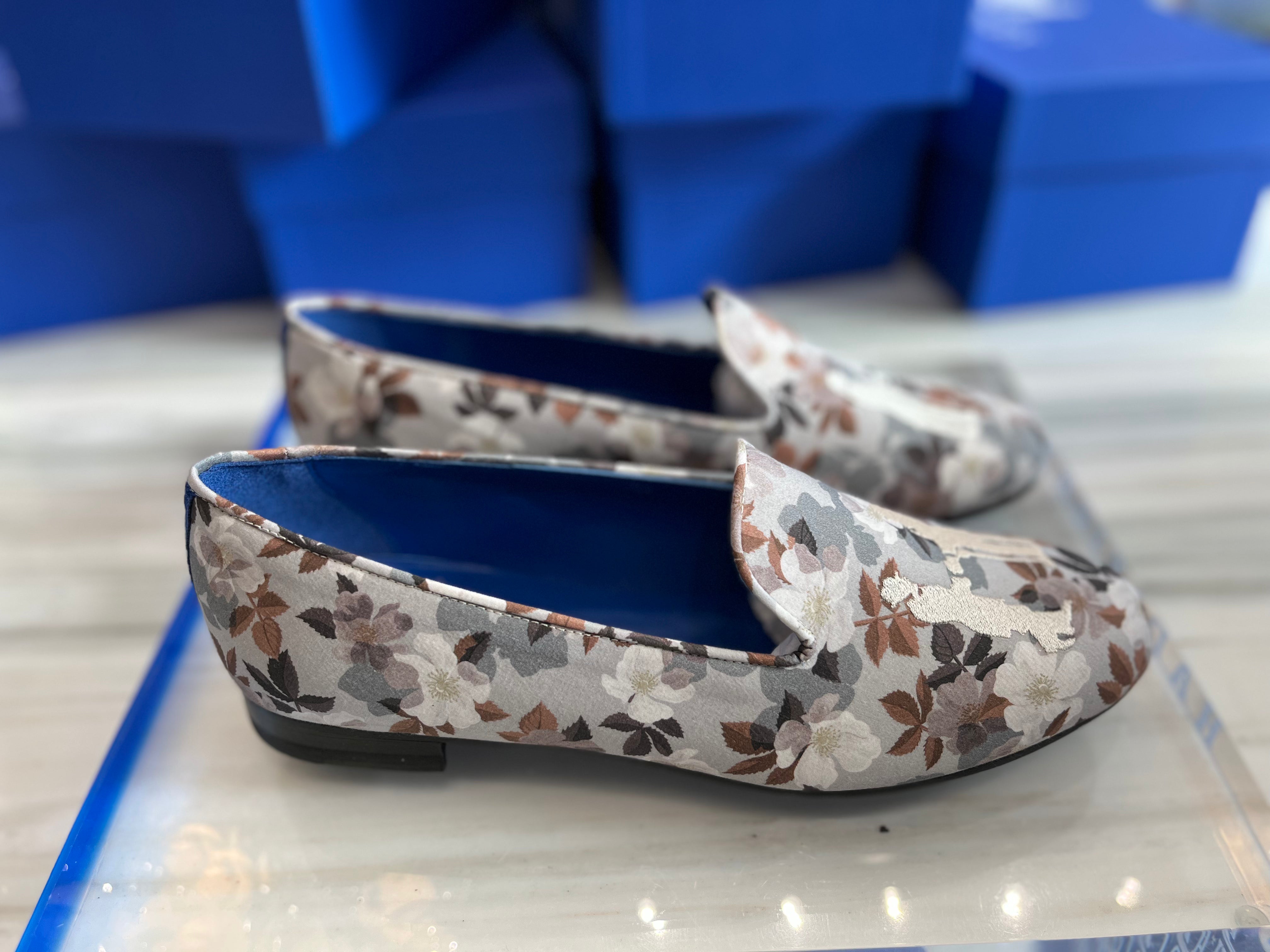 Liberty Floral Slippers with Ivory Logo - Cozy Indoor & Outdoor House Shoes for Women - Perfect for Lounging, Relaxing, and Home Comfort