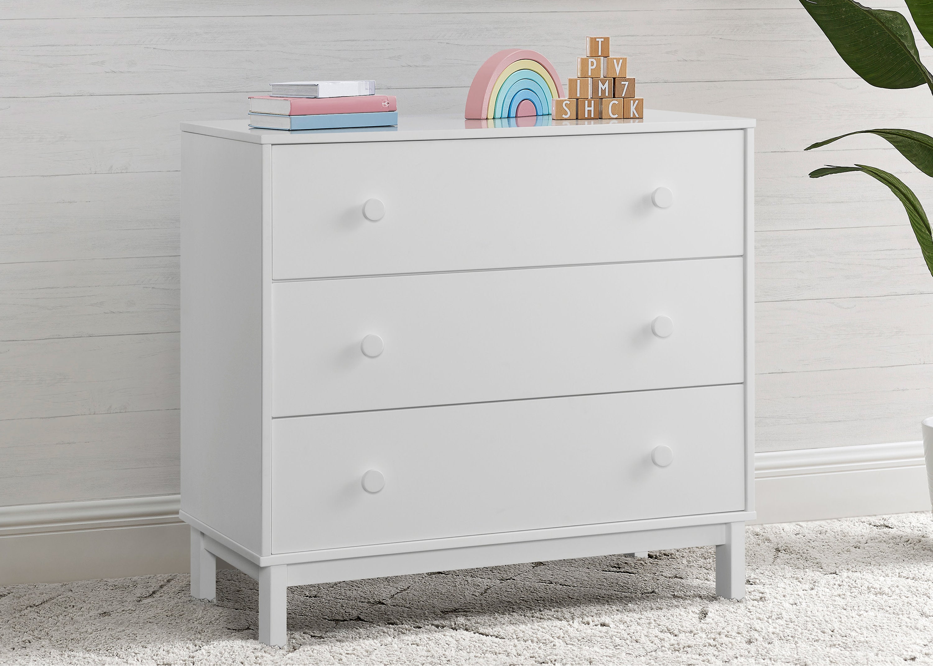 BabyGap Legacy 3-Drawer Dresser with Secure Interlocking Drawers - Nursery Storage Solution for Baby Clothes, Blankets & Essentials