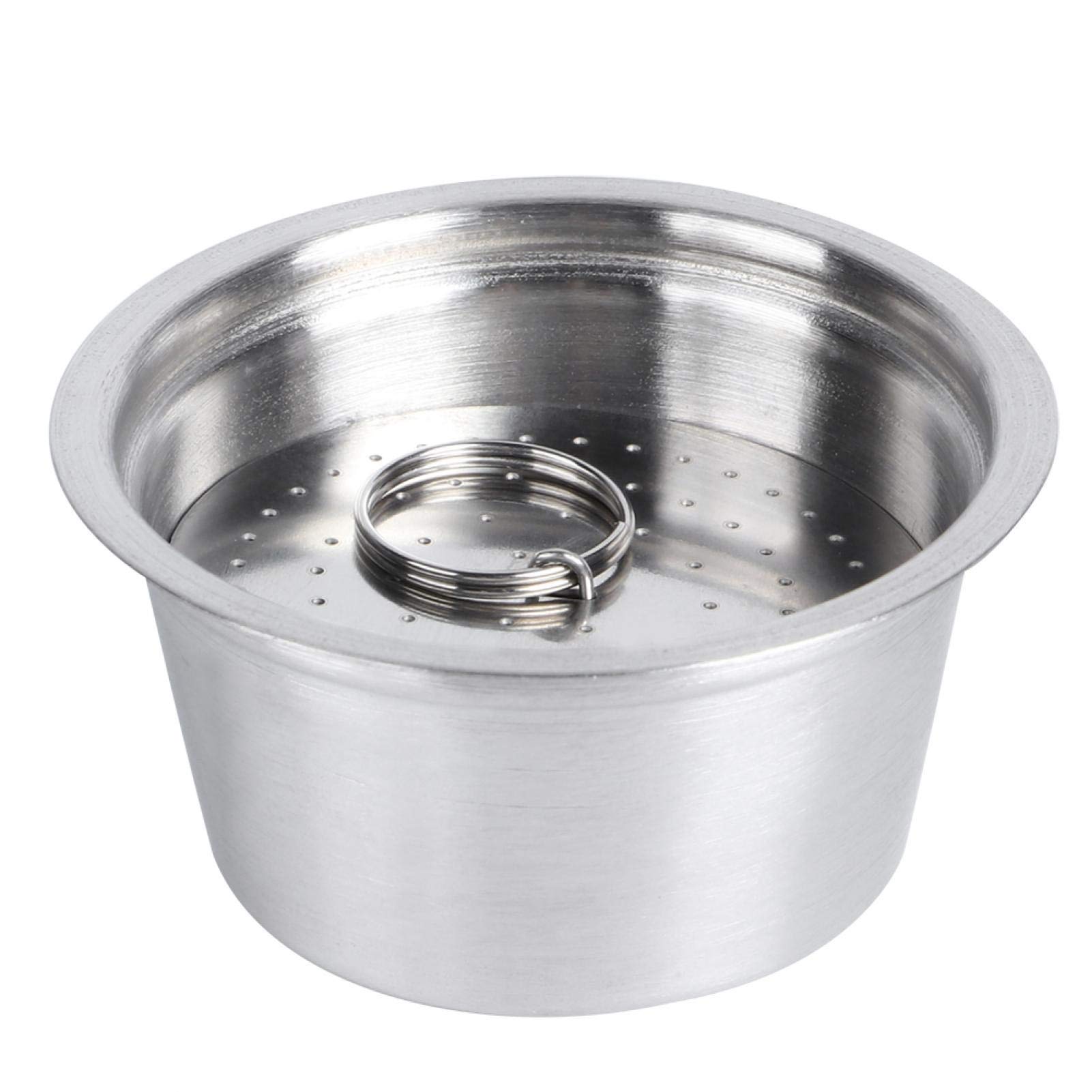 Oumefar Refillable Stainless Steel Coffee Capsule Pods with Silicone Lid - Reusable Coffee Filter Cup Compatible with Dolce Gusto Coffee Maker (White) - Perfect for Home, Office & Travel Use