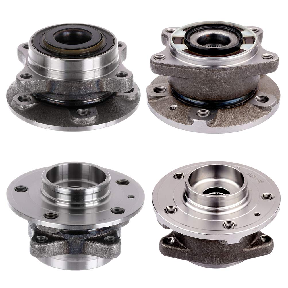 ANPART Wheel Axle Bearing and Hub Assembly Replacement for 2012-2014 Volvo XC90 - Front Wheel Hub Bearing Kit (4 PCS) - Perfect for Off-Roading, Daily Commuting & Winter Driving