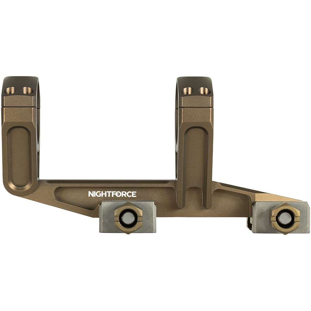NightForce UltraMount 34mm 0 MOA Lightweight Durable One-Piece Scope Ring Mount for Rifles - Perfect for Hunting, Shooting Range & Long-Range Precision Optics