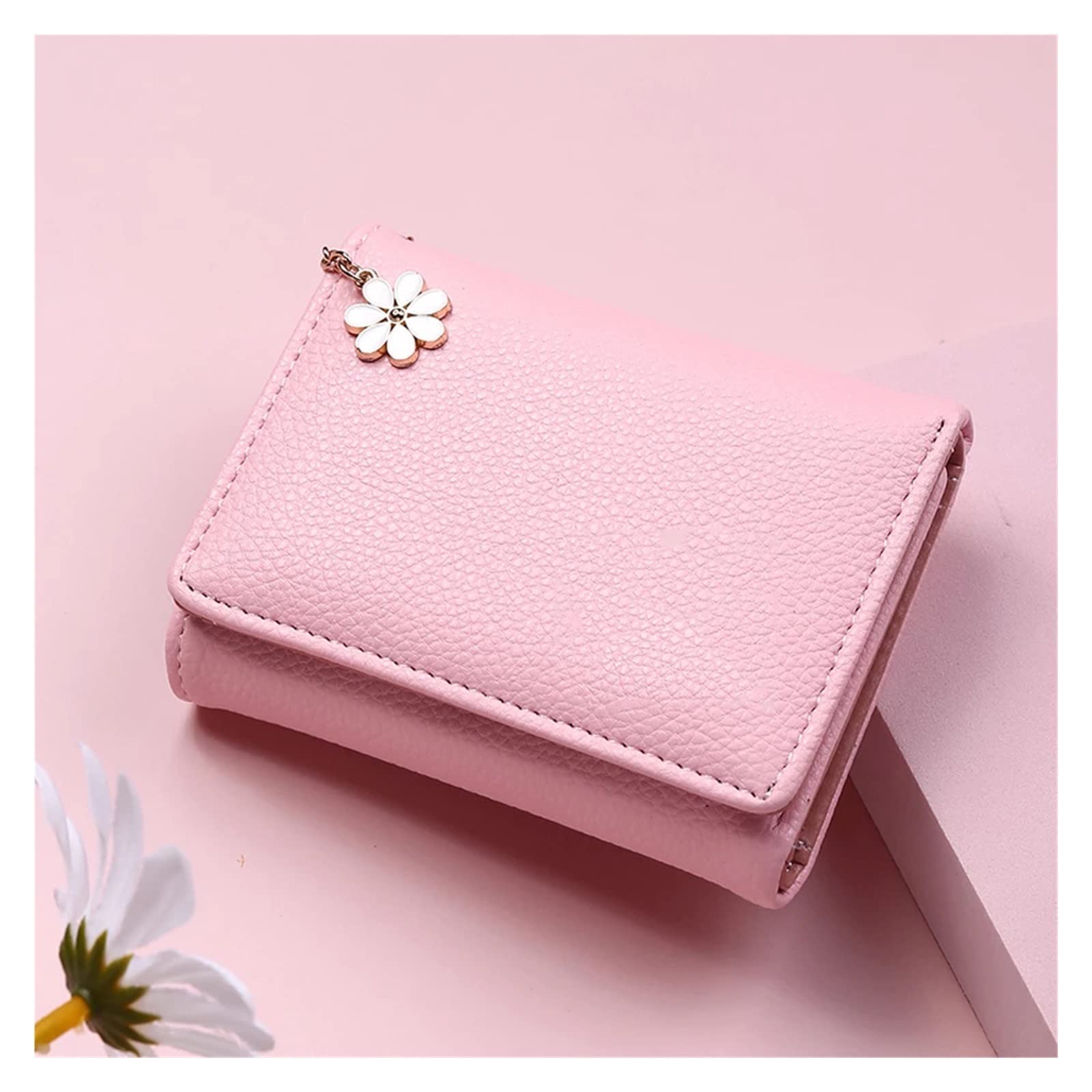 Pink Women's Tassel Wallet - Large Capacity Soft Leather Coin Purse & Card Holder (8.5x10.5cm) - Perfect for Everyday Use, Travel, and Gift Giving