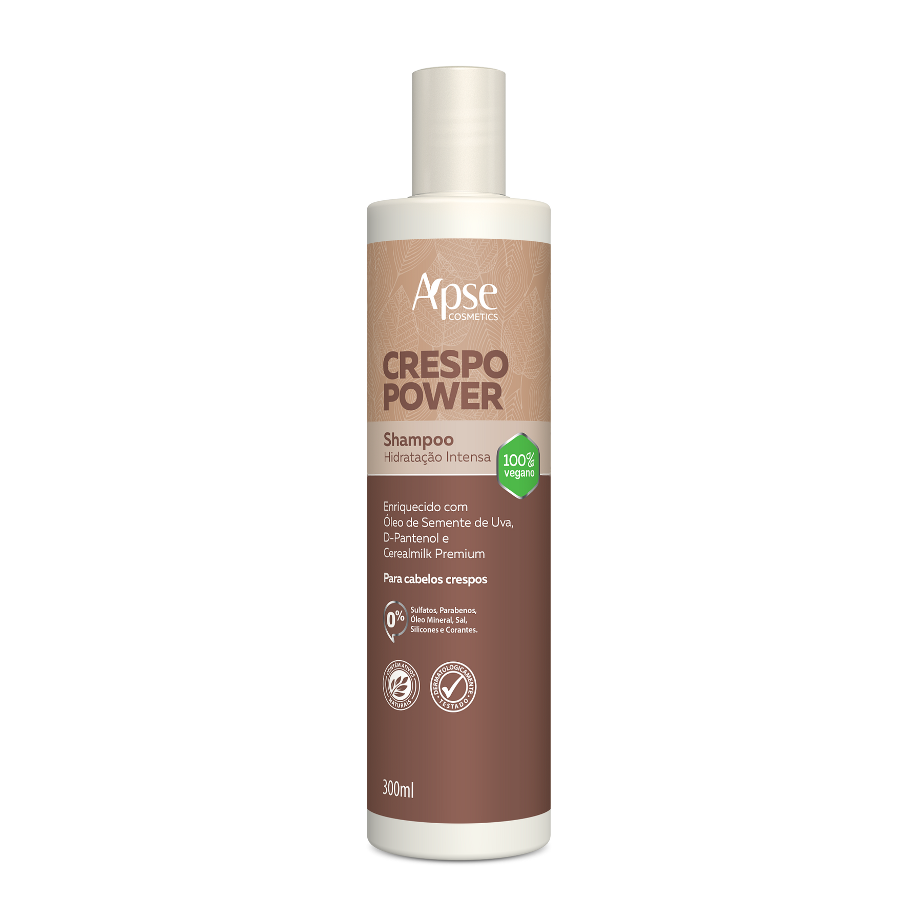 Apse Cosmetics Power Curl Intense Hydration Shampoo for Curly Hair - 10.14 fl oz | Moisturizing & Frizz Control | Perfect for Daily Hair Care Routine
