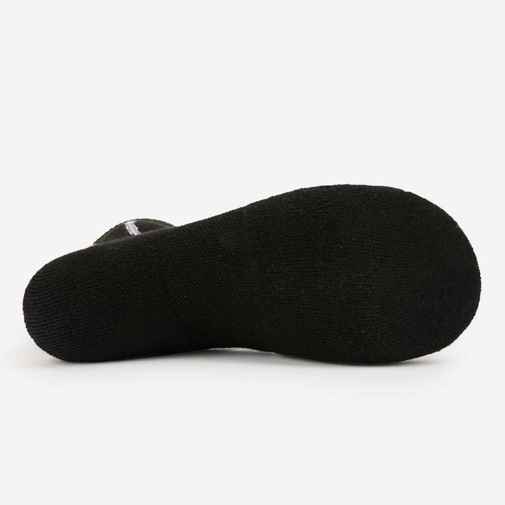 Thorlo Unisex Pickleball Socks - Light Cushion Ankle Socks for Men & Women (Black) | Breathable & Supportive for Pickleball, Tennis & Sports Activities