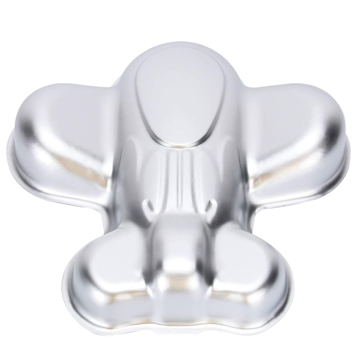 DOITOOL Airplane Cake Mold - Creative Cartoon Plane Baking Pan, Aluminum Alloy Aircraft Bakeware for DIY Cakes (Silver) | Perfect for Birthday Parties, Baby Showers & Aviation-Themed Desserts