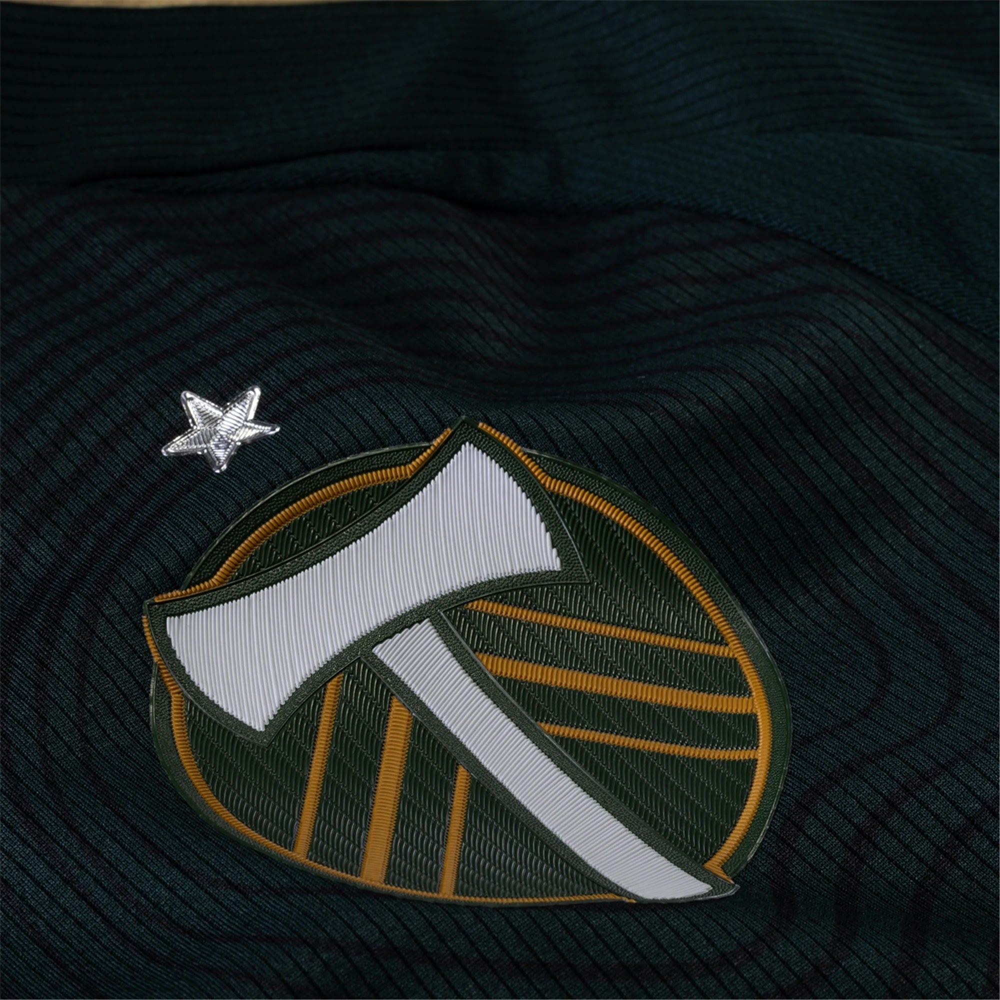 Adidas Cristhian Paredes Portland Timbers Authentic Home Jersey 25/26 - Green & Gold with MLS & Apple Patch | Official Soccer Uniform for Fans & Players | Perfect for Match Day, Training & Collecting
