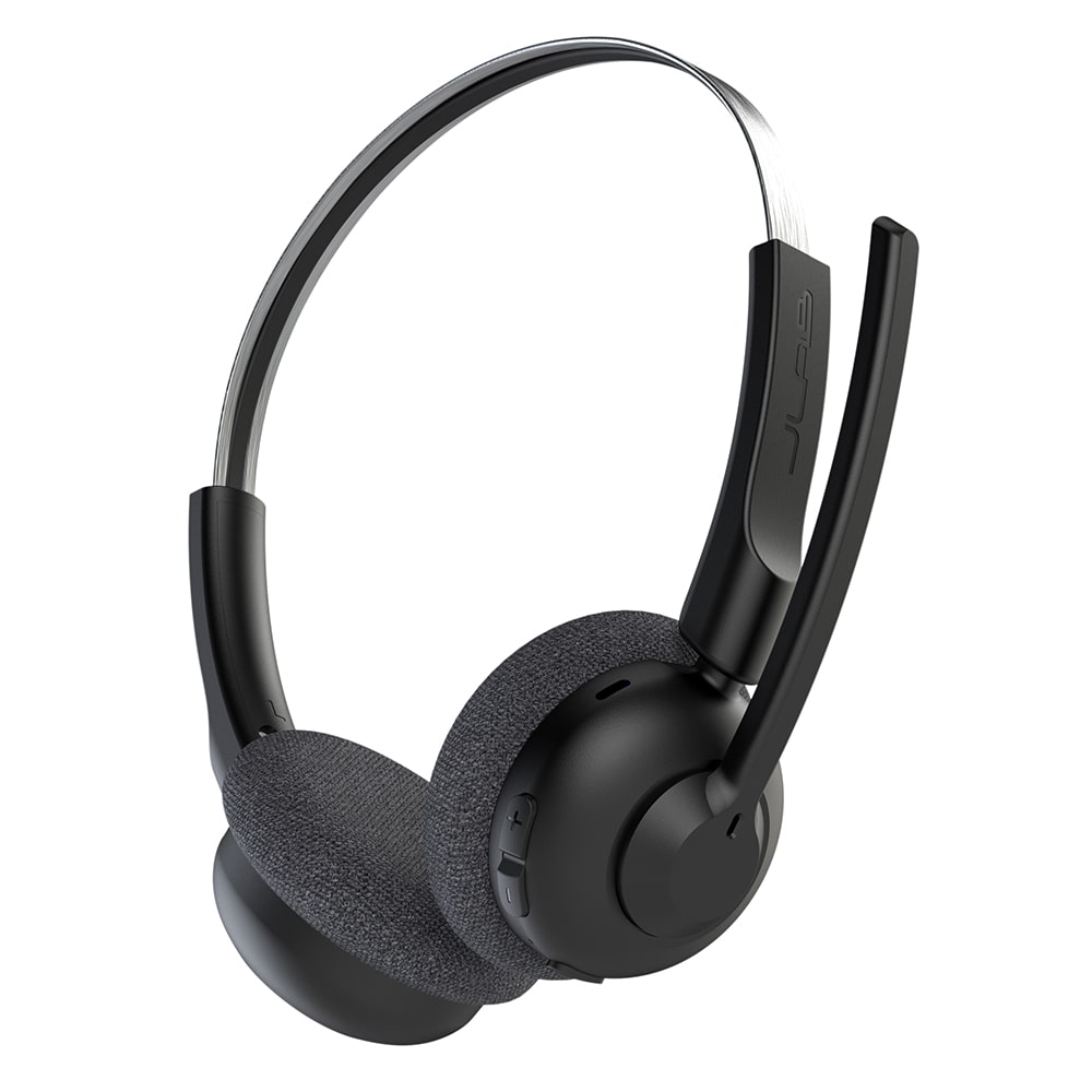 GO Work POP Wireless On-Ear Headset - Bluetooth Headphones with Microphone, Noise Cancelling, Lightweight & Comfortable for Office, Home, Travel, and Commuting