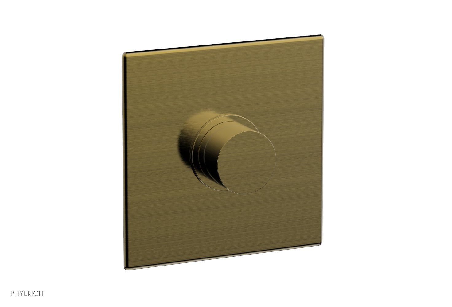 BASIC II 3/4 Thermostatic Square Shower Trim with Smooth Handle - Chrome Finish for Modern Bathrooms | Perfect for Home & Hotel Bathroom Renovations