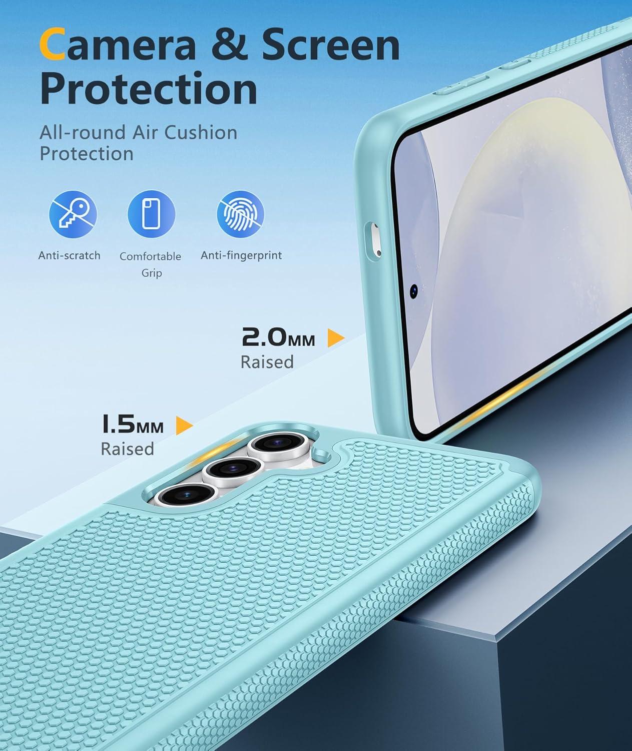 Samsung Galaxy S25 Heavy Duty Dual Layer Protective Case - Shockproof & Scratch Resistant Cover for Everyday Use, Travel & Outdoor Activities