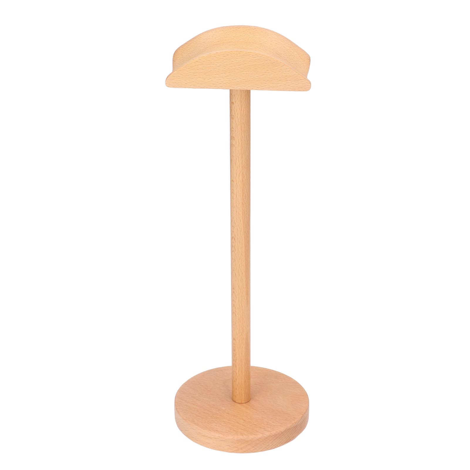 Premium Wooden Headphone Stand - Ergonomic & Stable Headset Holder for Office, Studio, Gaming & Home Use - Durable Colorfast Design with Comfortable Touch Finish