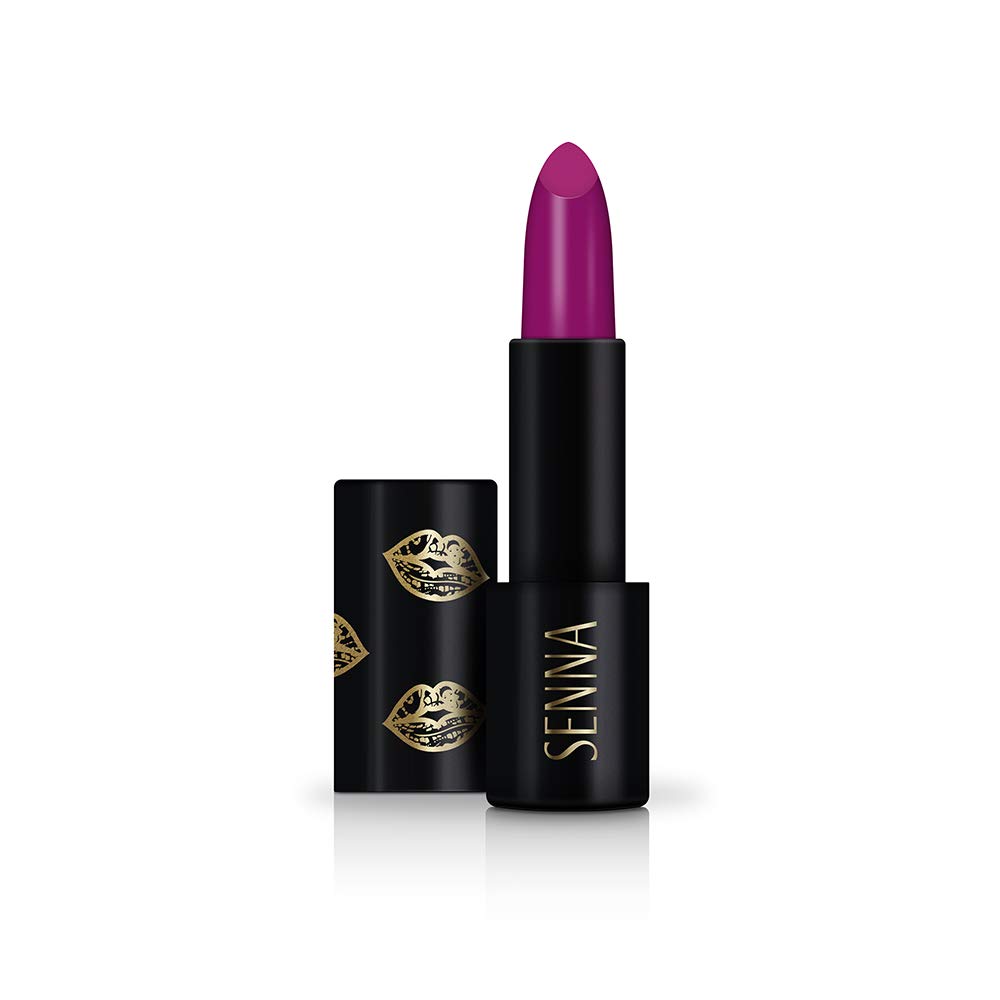SENNA Cosmetics Matte Fixation Lipstick - Long Lasting, Waterproof, 0.12 oz (Pinkadelic-Vivid Fuchsia) - Perfect for Day & Night Wear, Parties, Weddings & Special Occasions