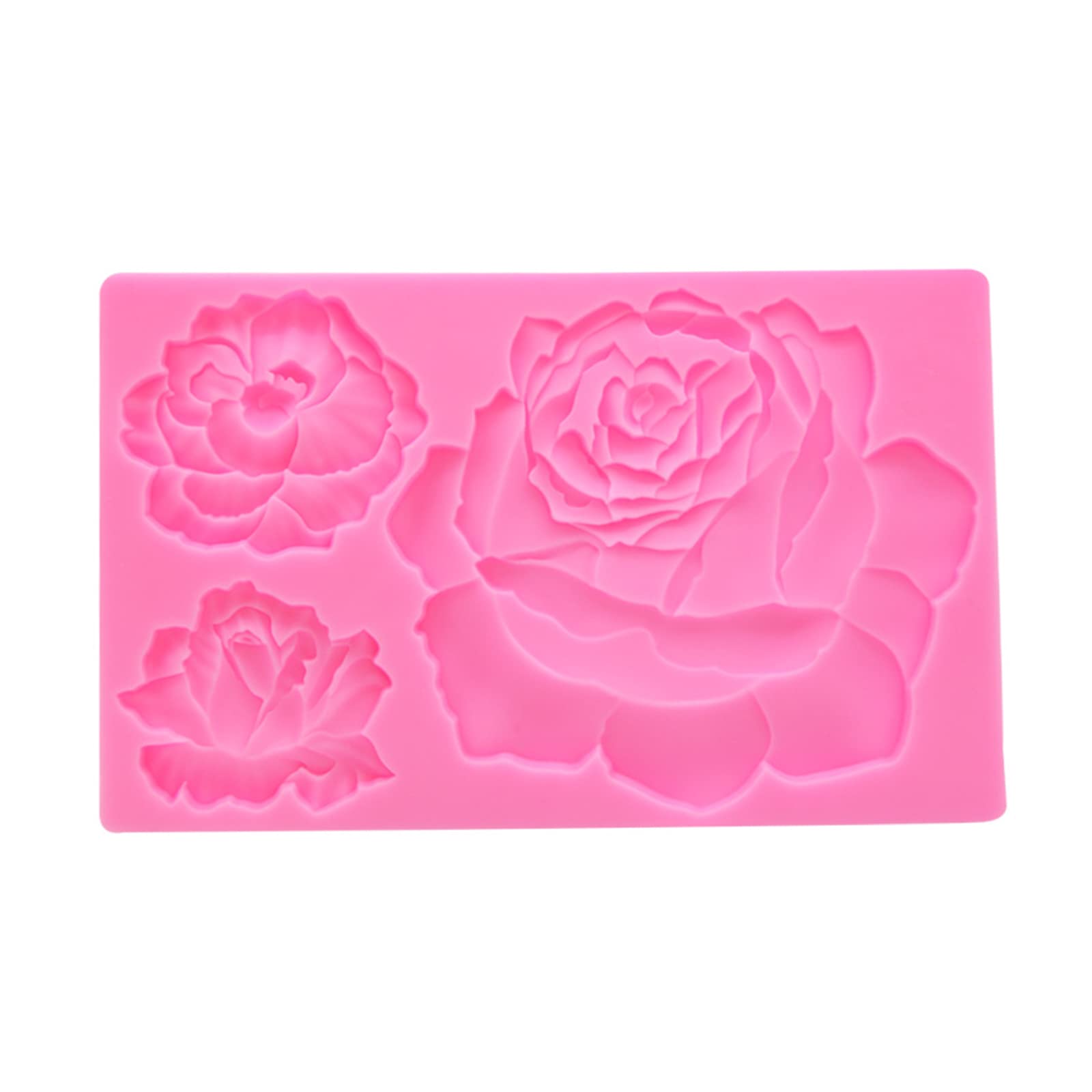 CHIHUOBANG Silicone Molds for DIY Soap Making, Rose Cake Decorating & Candle Making - Flexible, Reusable, Food-Grade Baking Molds for Home Crafts, Gum Paste, Chocolate & Resin Art | Perfect for Birthday Parties, Wedding Decor & Homemade Gifts