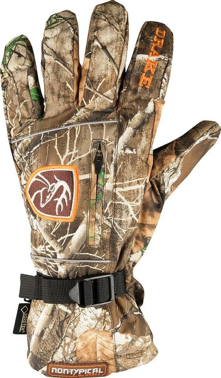 Drake Waterproof Glove Realtree Edge SM - Waterproof Hunting Gloves for Cold Weather, Camo Outdoor Gloves for Fishing & Shooting - Perfect for Hunting, Fishing, and Outdoor Adventures