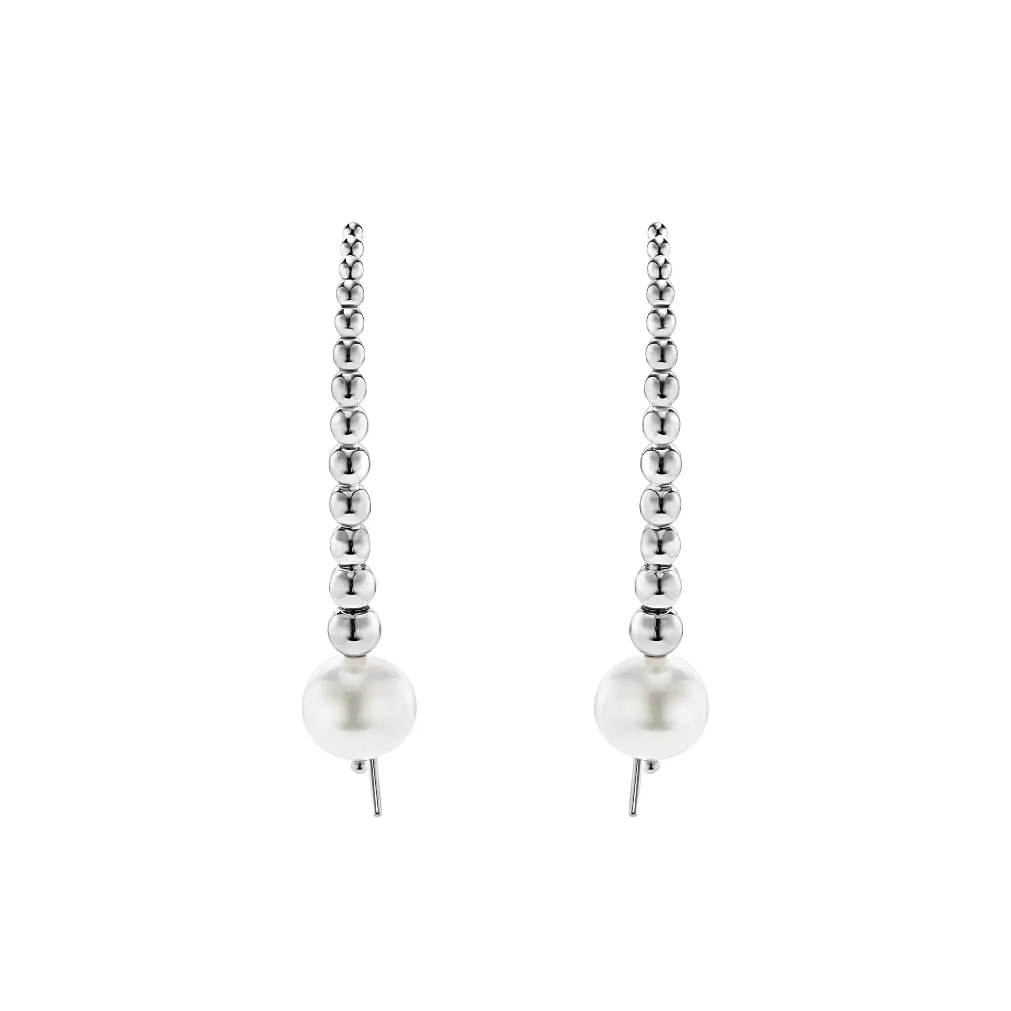 Elegant Graduated Bead Pearl Earrings for Women - Perfect for Weddings, Parties & Special Occasions