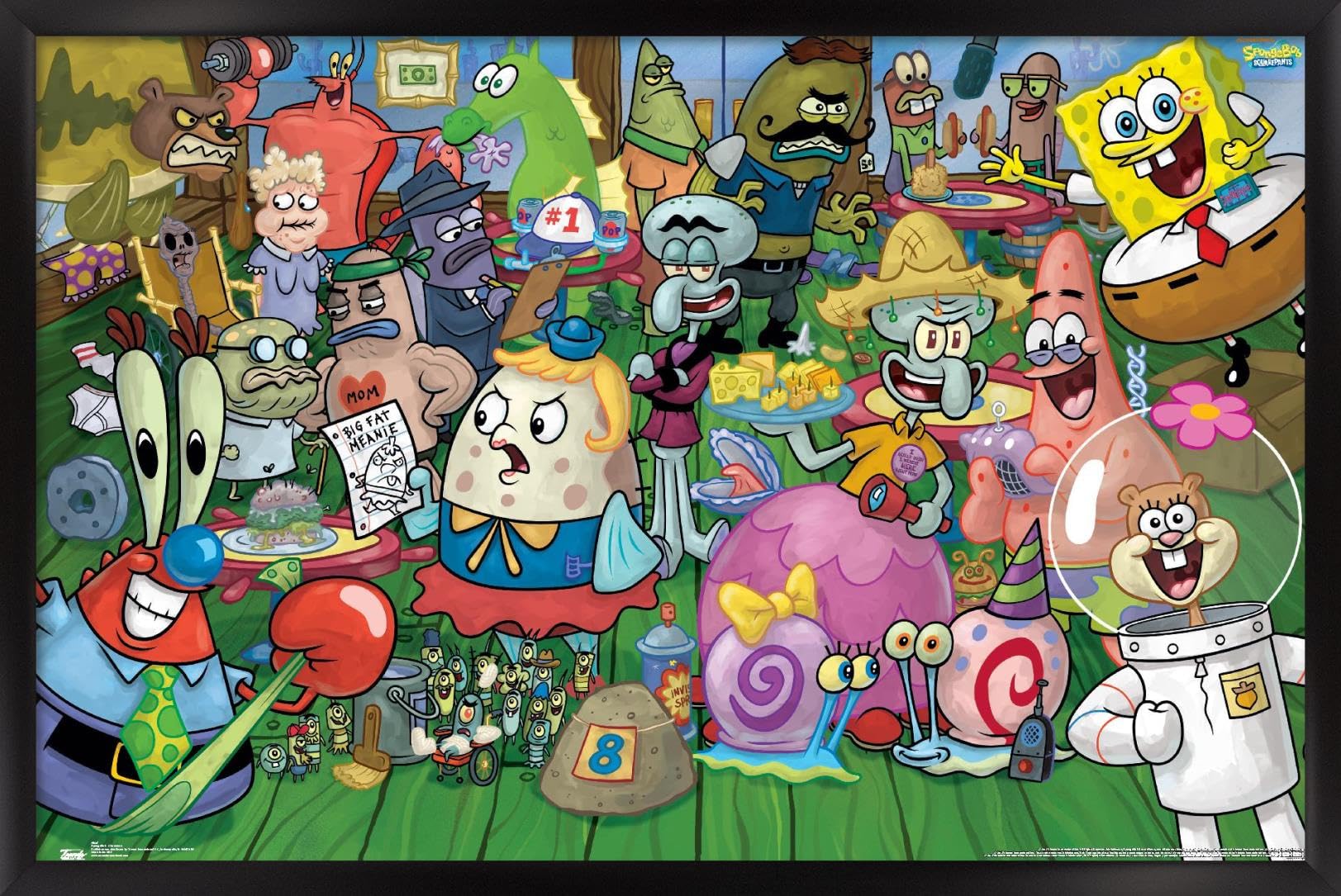 Nickelodeon SpongeBob SquarePants Framed Wall Poster - 14.725